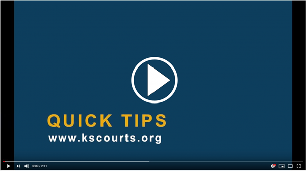 Watch Video: QuickTips KSCourts.org